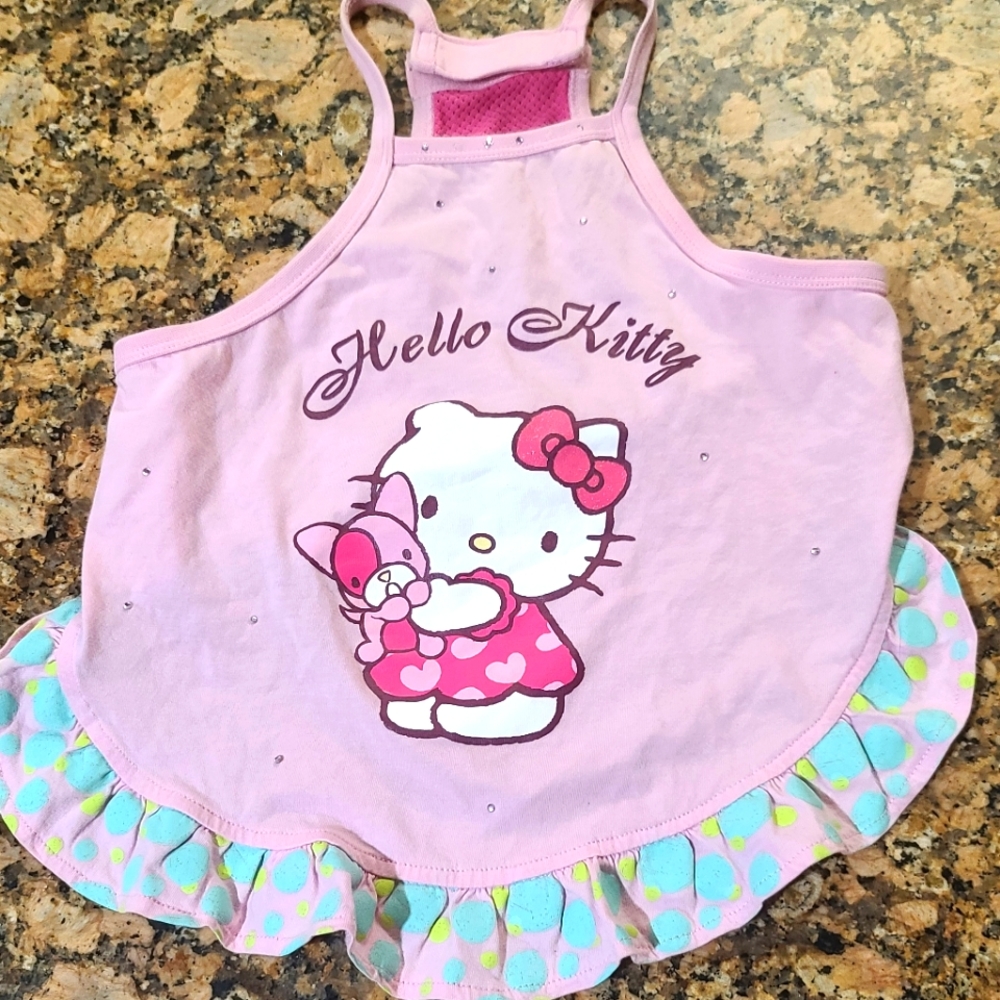 Hello kitty dog dress